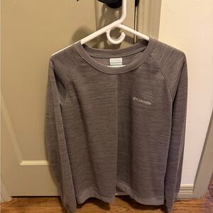 Columbia Gray Crewneck Pullover Sweatshirt